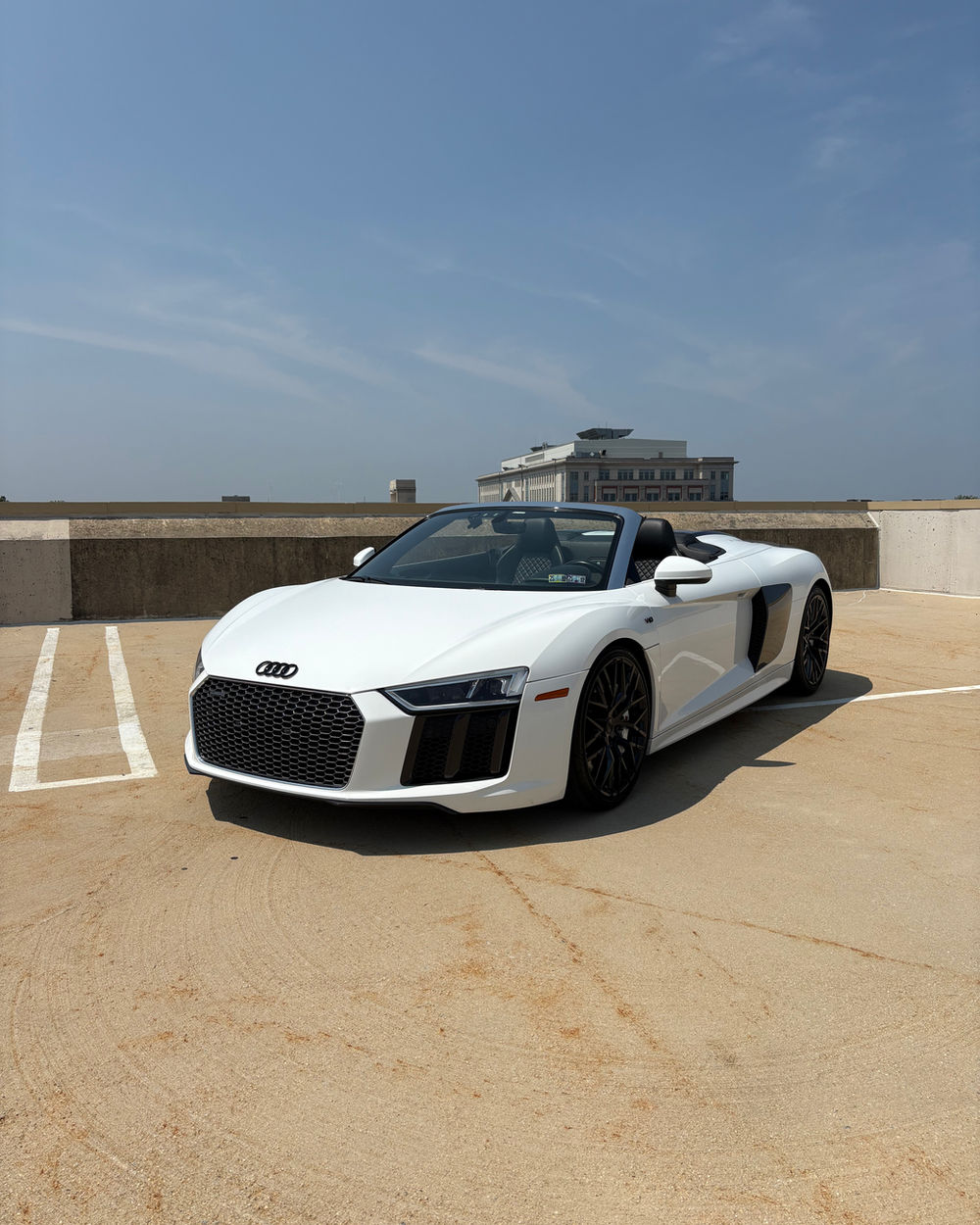Audi R8 V10 Spyder for rent in Miami